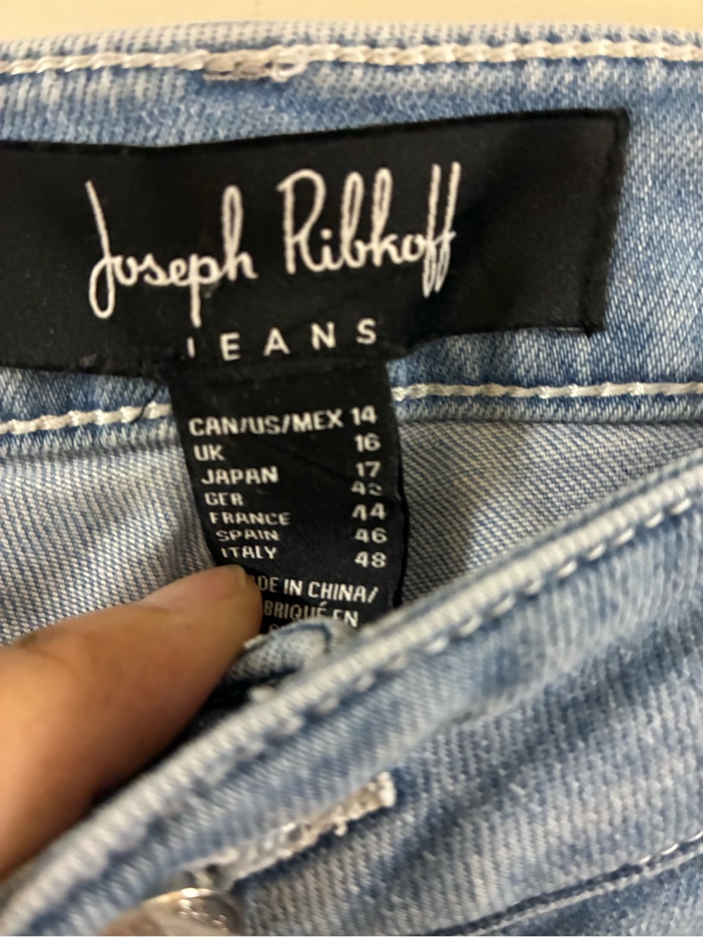 Jospeh Ribkoff high waist wide leg jean size 16 - Picture 5 of 10